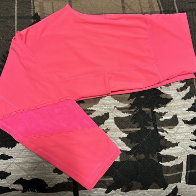 Lilly Pulitzer High Rise Leggings Hot Pink XL NWOT